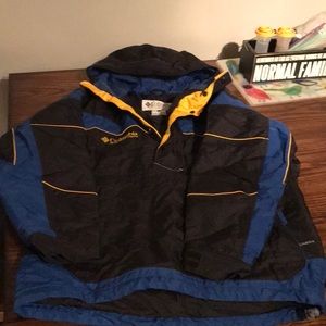 Columbia 1/4 zip winter coat EUC